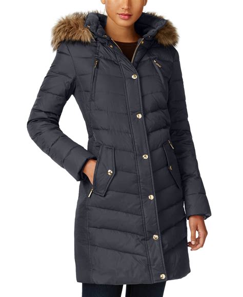 womens winter coats michael kors|Michael Kors women's fitted jackets.